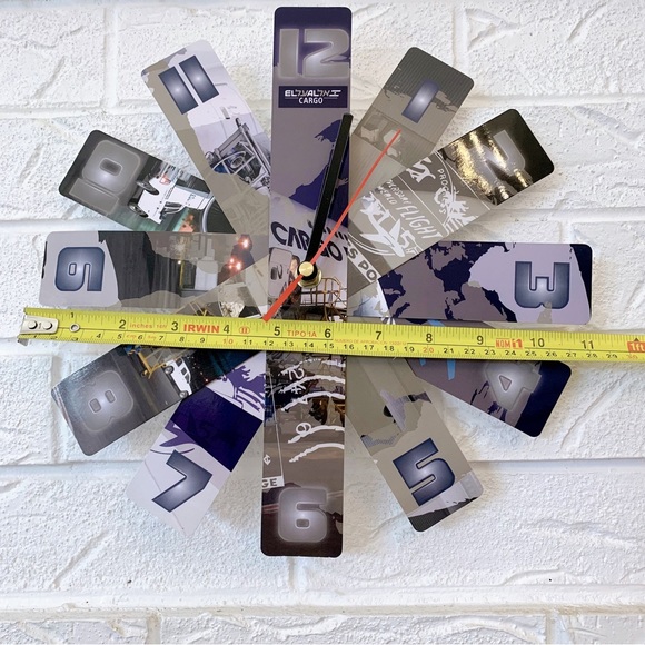 NIB Israel Airline El Al Cargo Windmill Paper Wall Clock - Picture 5 of 11